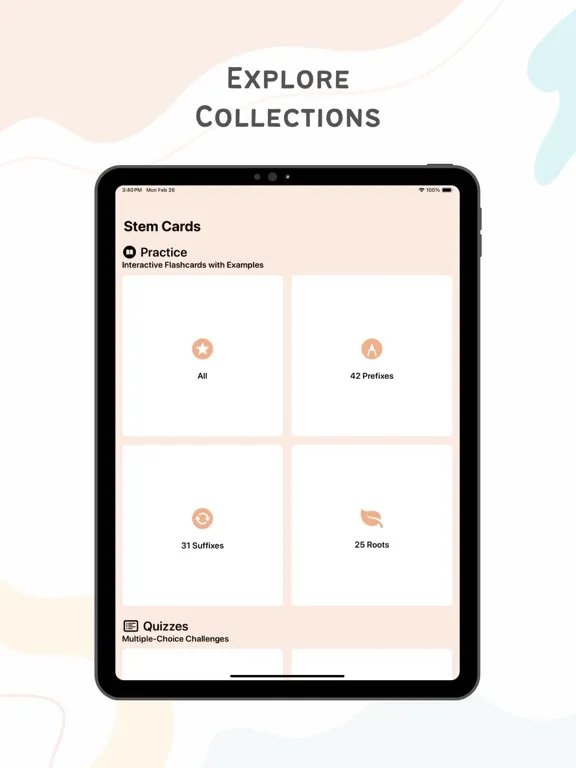 Capturas de pantalla de Stem Cards: Learn Words Faster iPad 