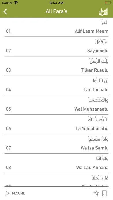Quraan-E-Karim (15 Lines) 스크린샷