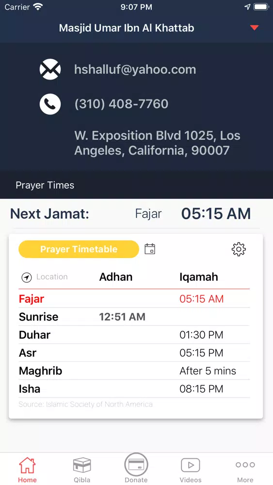 Capturas de pantalla de Masjid Omar Los Angeles
