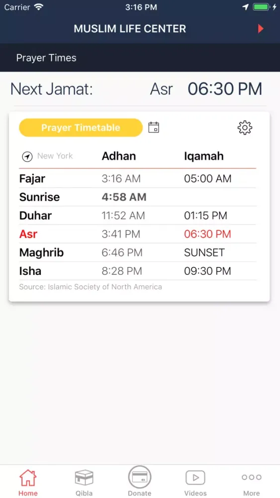 Muslim Life Center سکرین شاٹس