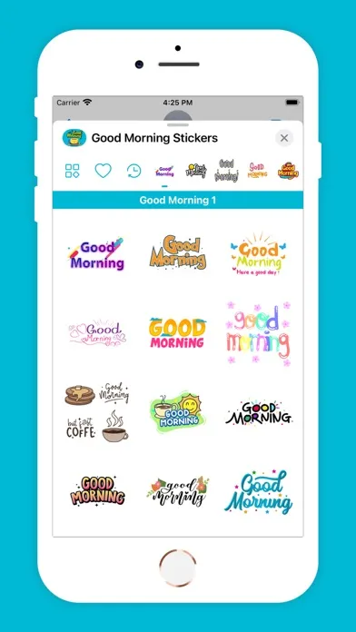 Animated Good Morning iSticker স্ক্রিনশট