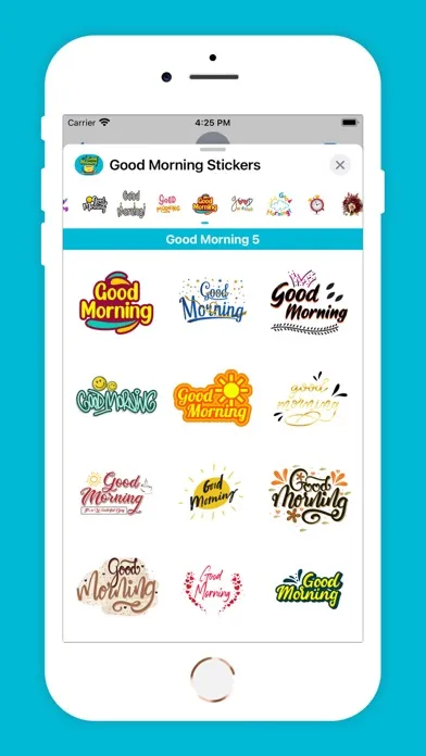 Animated Good Morning iSticker স্ক্রিনশট