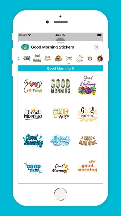 Animated Good Morning iSticker স্ক্রিনশট