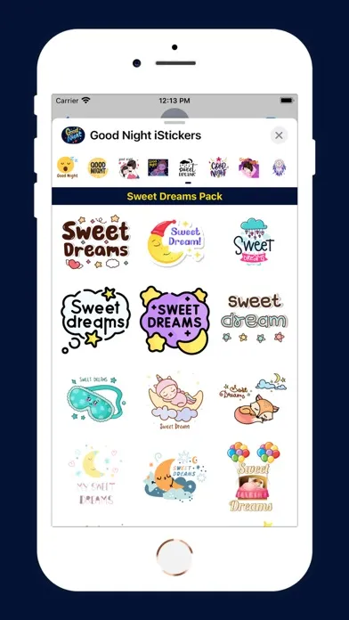 Good Night iStickers应用截图