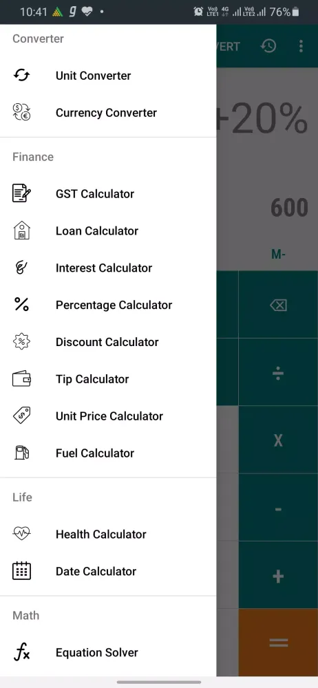 Captures d'écran de Smart Calculator - All in one