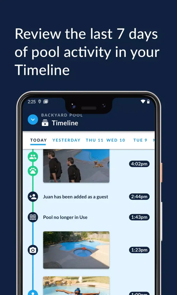 Captures d'écran de PoolScout