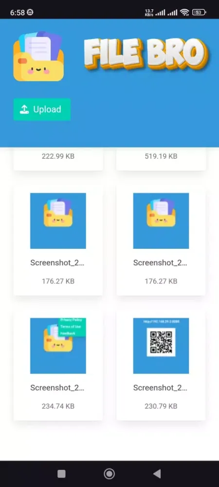 Скриншоты File Bro