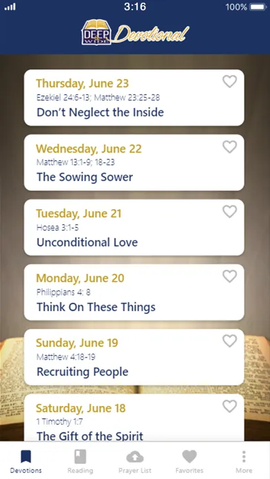 تصاویر Deep & Wide Devotional