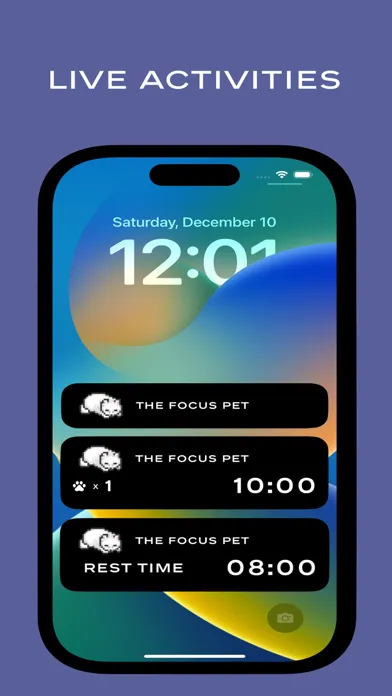 Focus Pet: Productivity Timer سکرین شاٹس