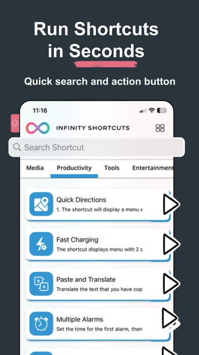 ภาพหน้าจอของ Shortcuts for Action Button 15
