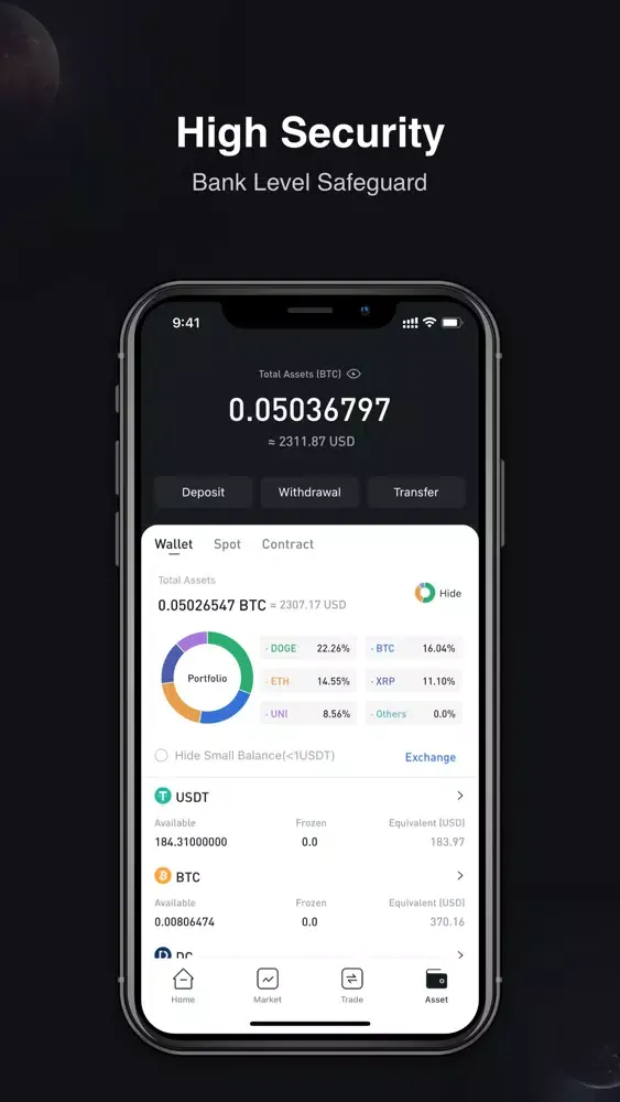 Deepcoin-Bitcoin Trading Ekran Görüntüleri