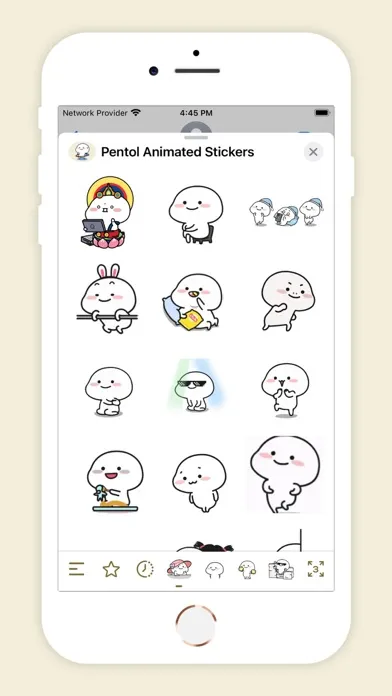 Ảnh chụp màn hình của Animated Pentol Stickers