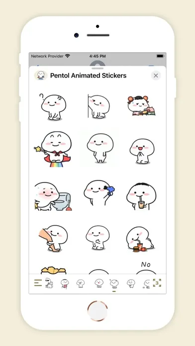Ảnh chụp màn hình của Animated Pentol Stickers