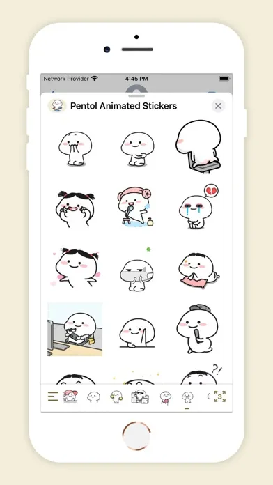 Ảnh chụp màn hình của Animated Pentol Stickers