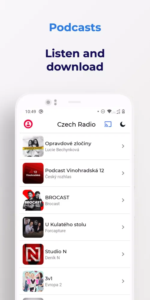 Czech Radio Ekran Görüntüleri