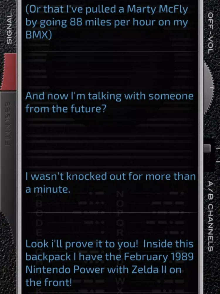 Capturas de tela do Finn in 1989 - Choice of a Lifeline - Episode One iPad 