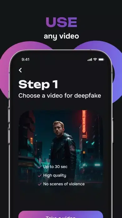 AI Face: Deep Fake Video Swap スクリーンショット