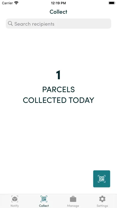Parcel Tracker - Mailroom 스크린샷