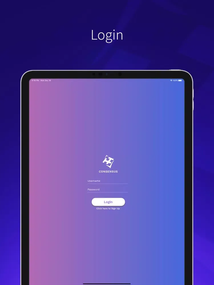TTConsensus iPad  سکرین شاٹس