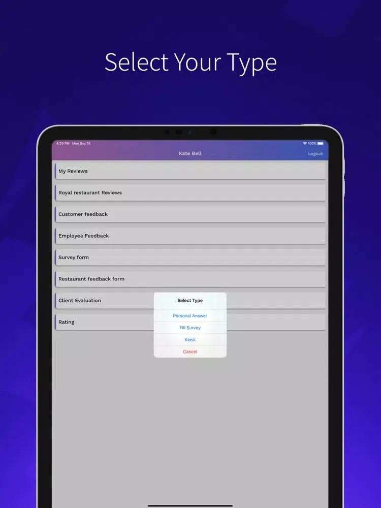 TTConsensus iPad  سکرین شاٹس