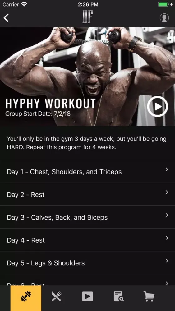 Capturas de pantalla de Kali Muscle: Hyphy Fitness