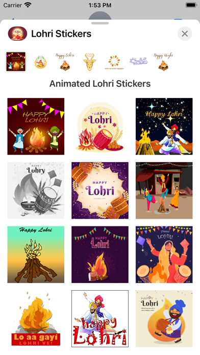 Lohri Stickers Screenshots