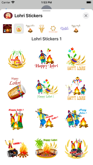 Lohri Stickers Screenshots