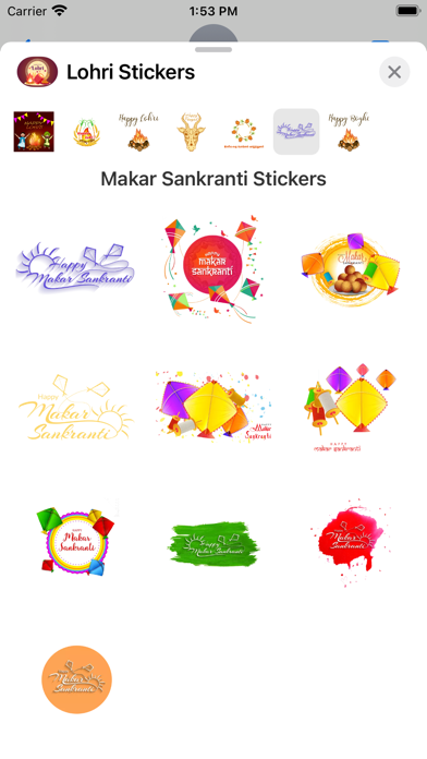 Lohri Stickers Screenshots