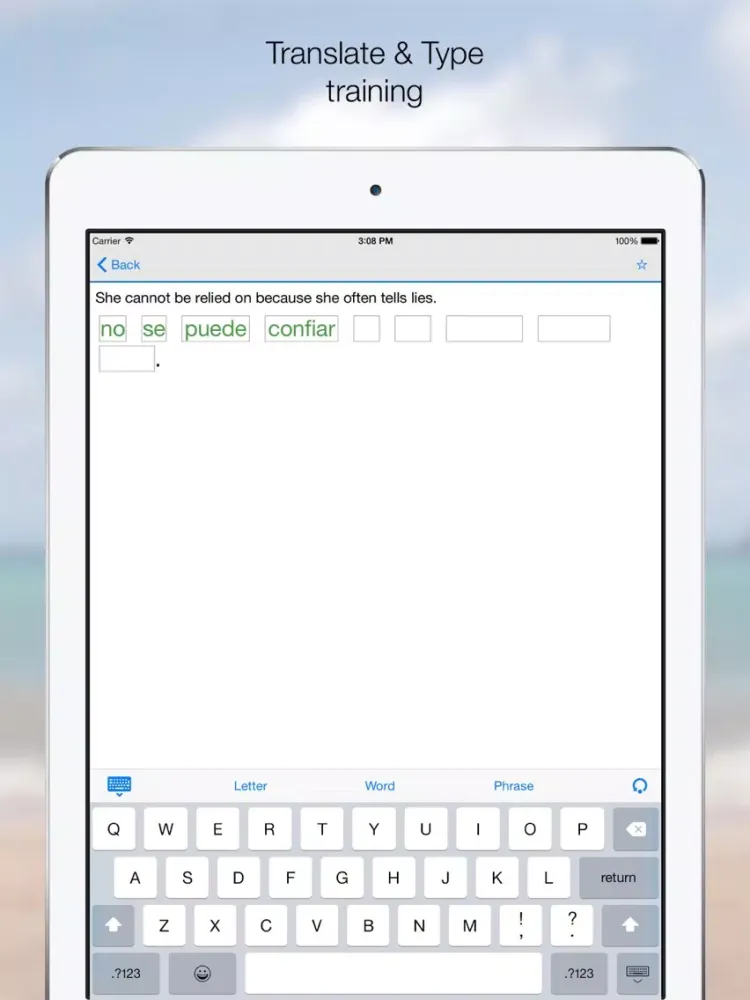 Phrases ENGLISH-SPANISH iPad  স্ক্রিনশট