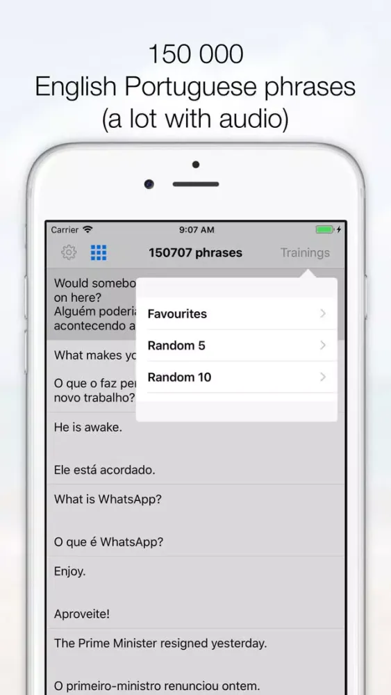 Phrases: EN-PT应用截图
