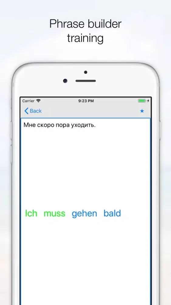 Скриншоты Phrases GERMAN-RUSSIAN