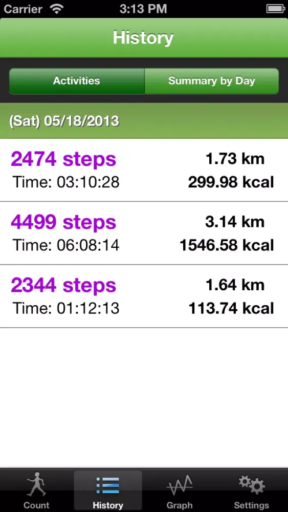 Zrzuty ekranu StepWalker