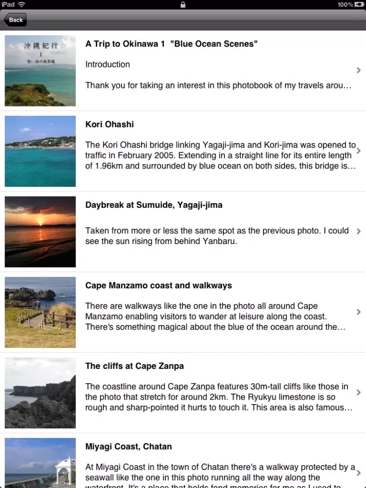 A Trip to Okinawa Free version for iPad iPad  Ekran Görüntüleri
