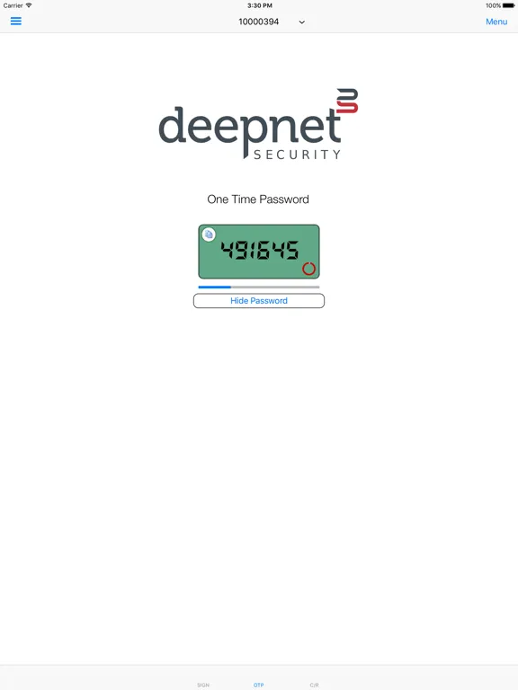 DeepNet MobileID (OOBA) iPad 应用截图