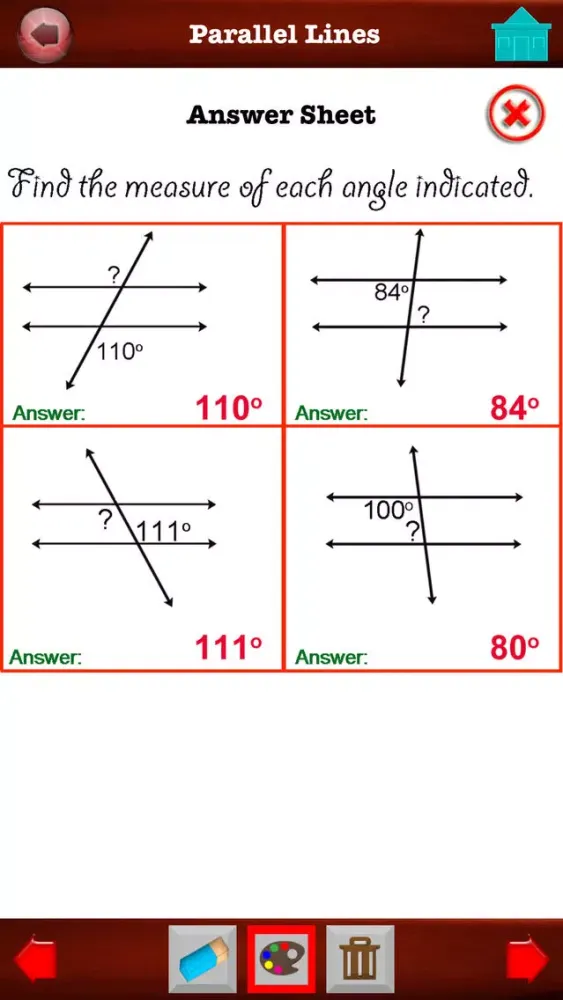 8th Grade Middle School Math Screenshots