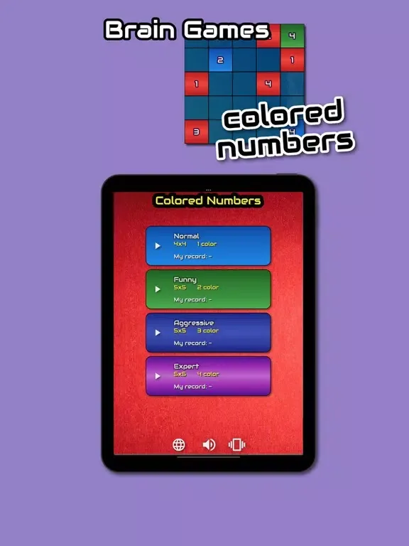 Twelve: Colored Numbers Brain iPad  স্ক্রিনশট