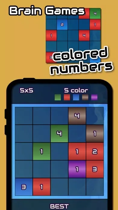 Twelve: Colored Numbers Brain স্ক্রিনশট