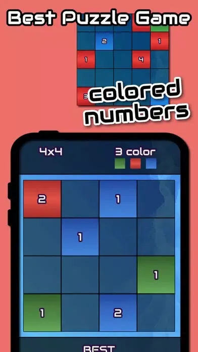 Twelve: Colored Numbers Brain স্ক্রিনশট