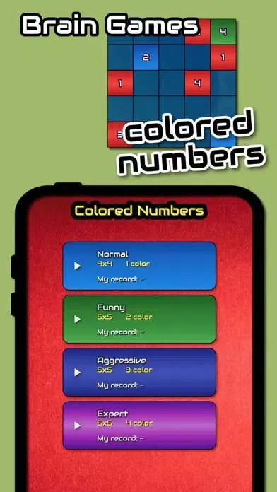 Twelve: Colored Numbers Brain স্ক্রিনশট