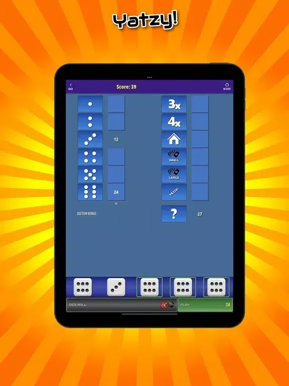 Captures d'écran de Yatzy! dice Buddies iPad 