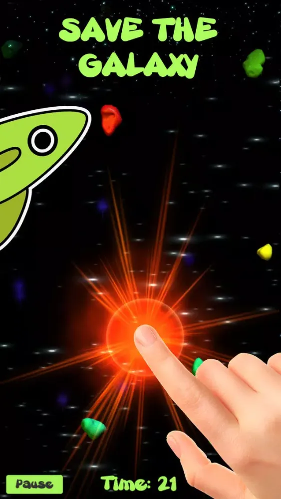 ภาพหน้าจอของ Deep Space: save the galaxy!