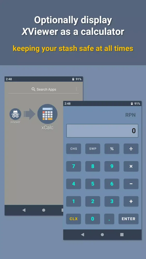 XViewer: Adult Content Privacy Screenshots