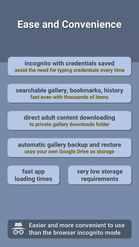 XViewer: Adult Content Privacy Screenshots