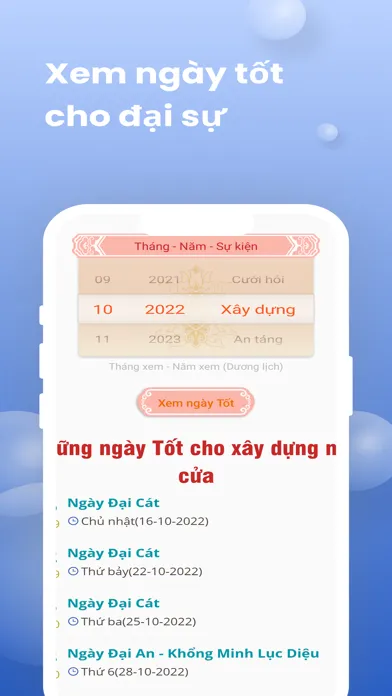 Lịch Vạn Niên 2024 - Ngày Tốt Screenshots