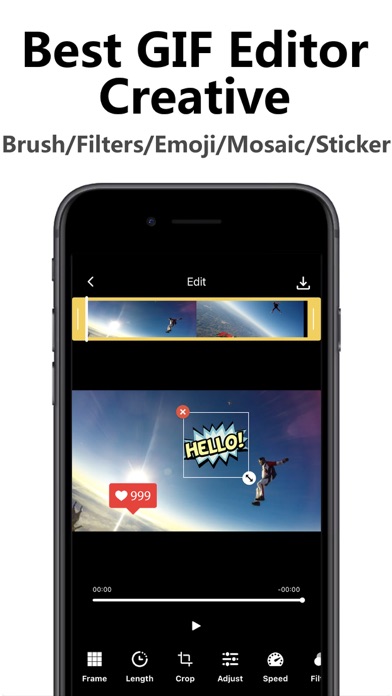 Tangkapan skrin GIF Maker&Converter:GIF Editor