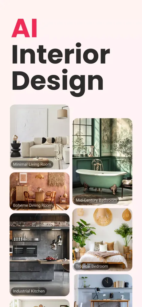 AI Interior Design - Interio Screenshots