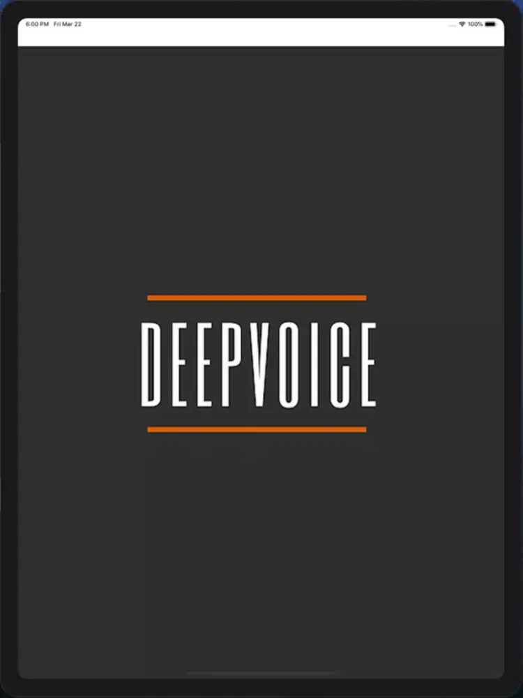 deepVoiceSIP iPad  سکرین شاٹس