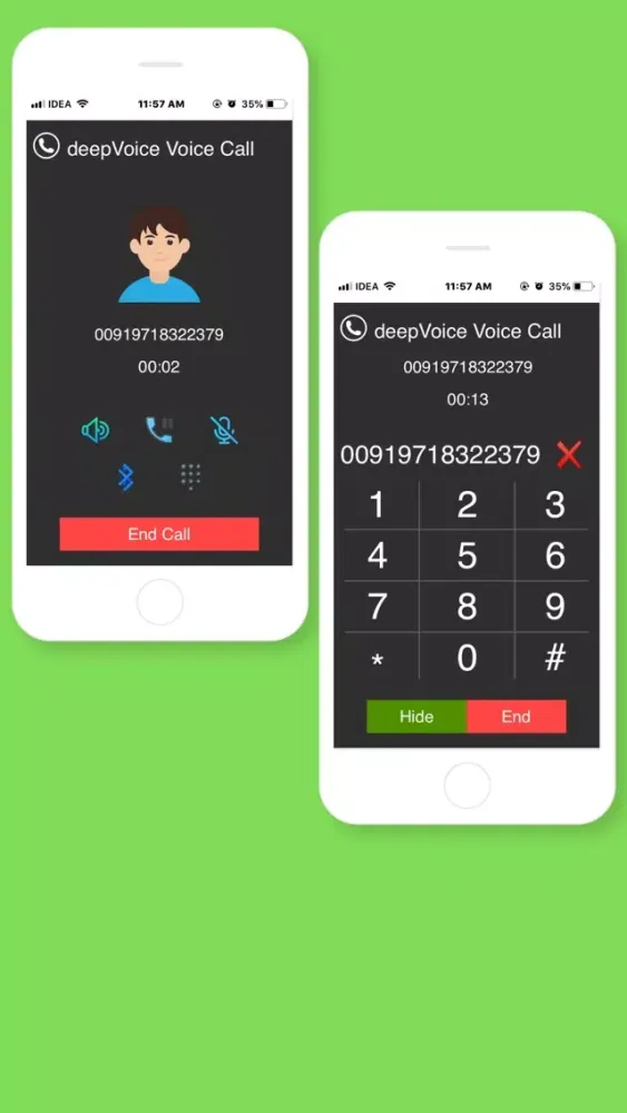 deepVoiceSIP سکرین شاٹس