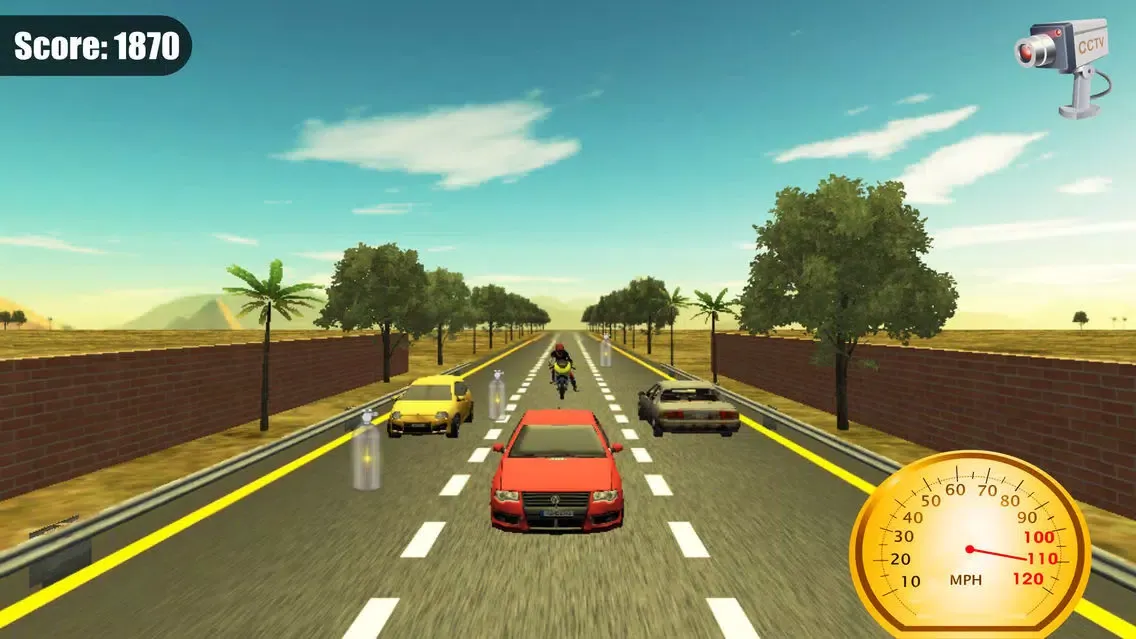 Capturas de tela do Speed Motorbike Racer