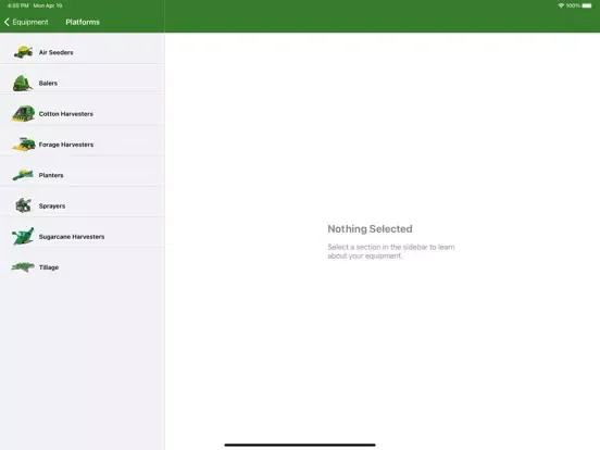 EquipmentPlus iPad  Screenshots